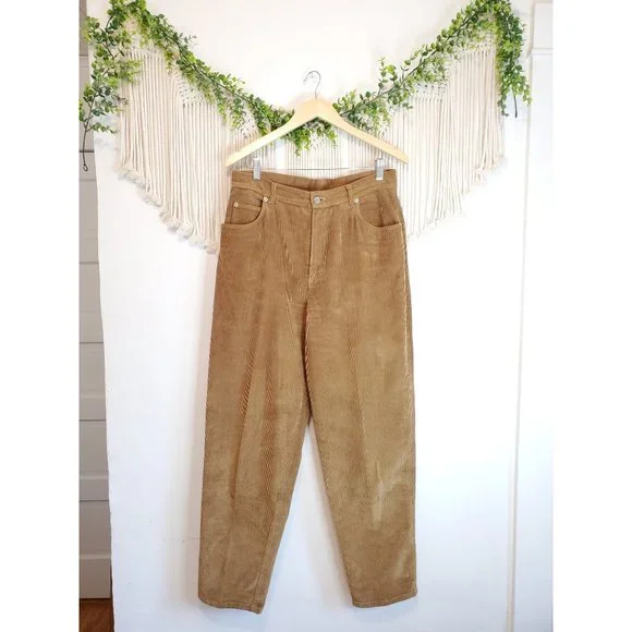 Vintage Brown Straight Leg Corduroy Pants - Picture 3 of 6